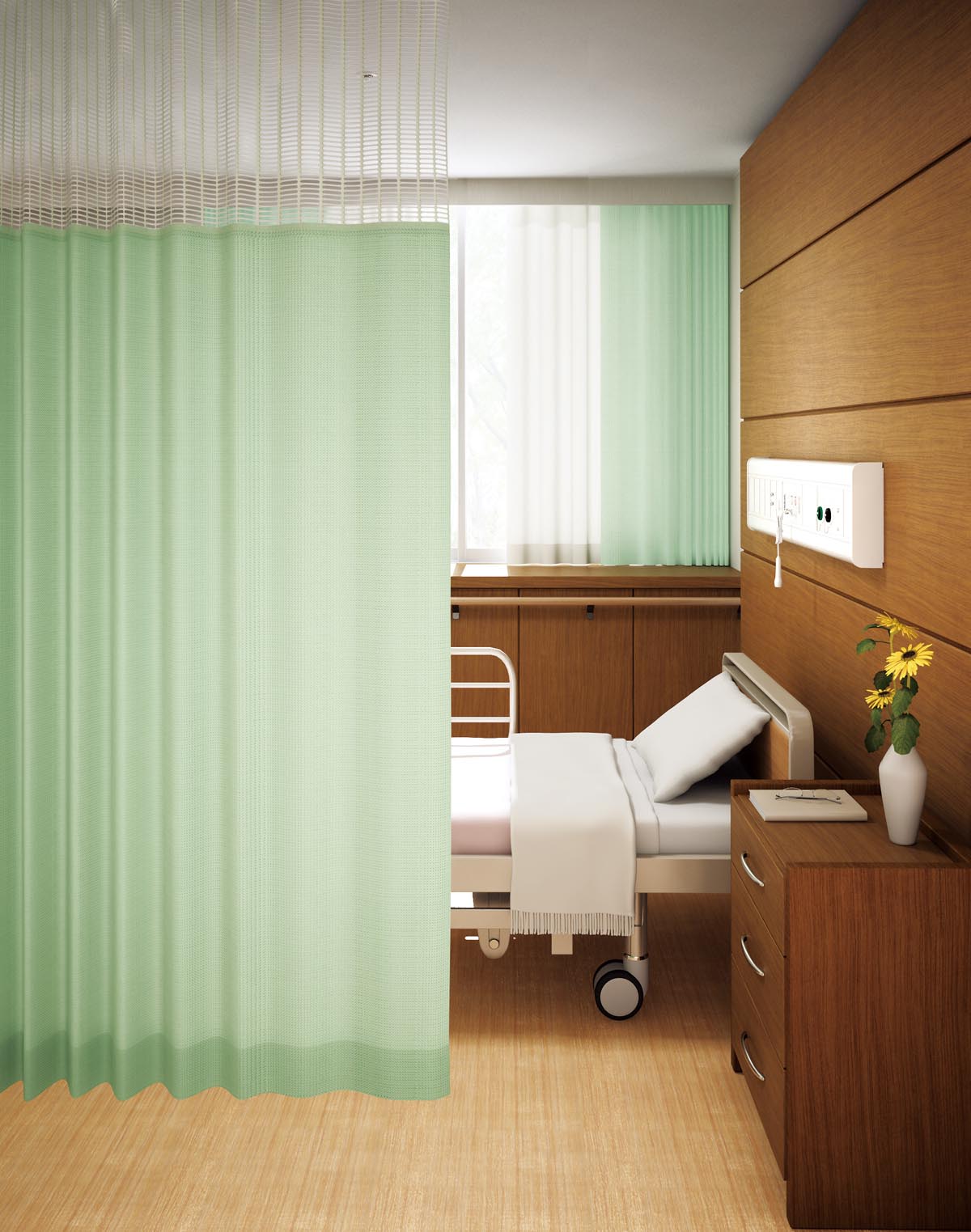 Fabric Hospital Curtains ASRO