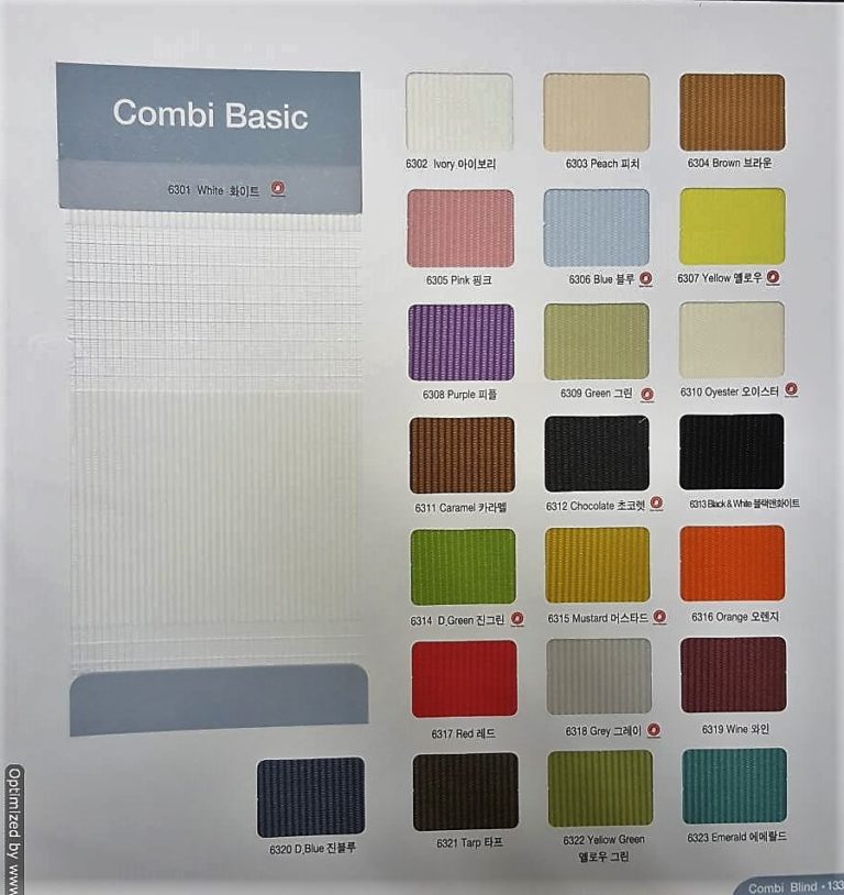 Combi Blinds - ASRO in Singapore offer wide range of combi ...